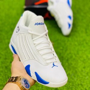 Nike Air Jordan 14 Retro White Hyper Royal Blue