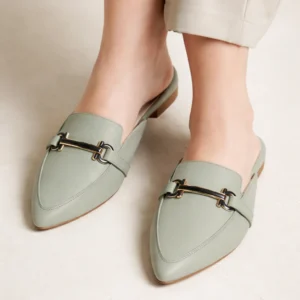 Sage Green Luxe Pointed-Toe